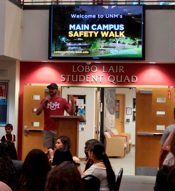 Eric at Safety Walk
