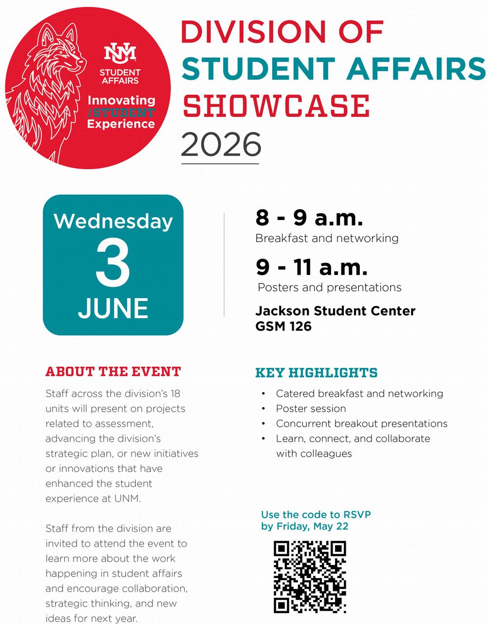 DSA Showcase flyer