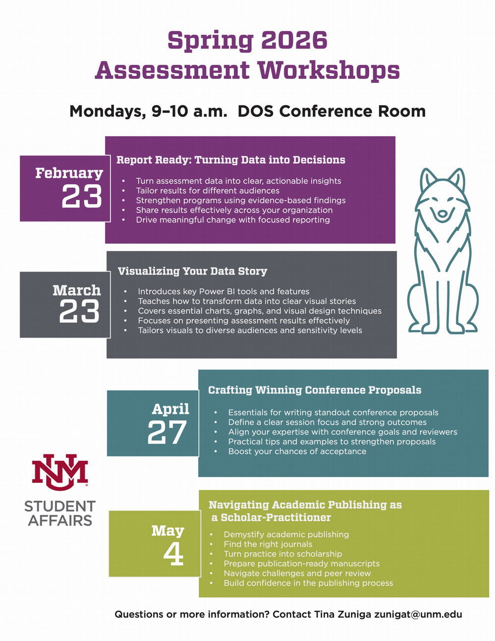 Spring Assessment Workshops