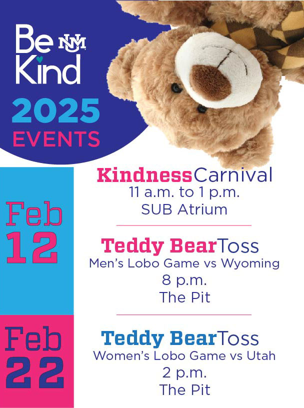 BeKind 2025 Events flyer